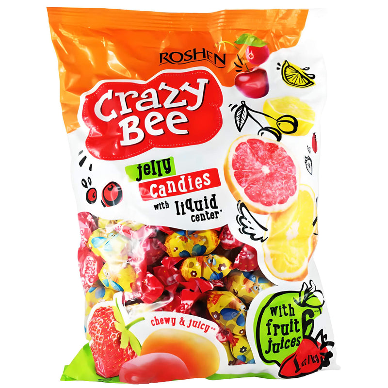 Roshen Crazy Bee Gelee Bonbons mit Fruchtsaft 1 kg