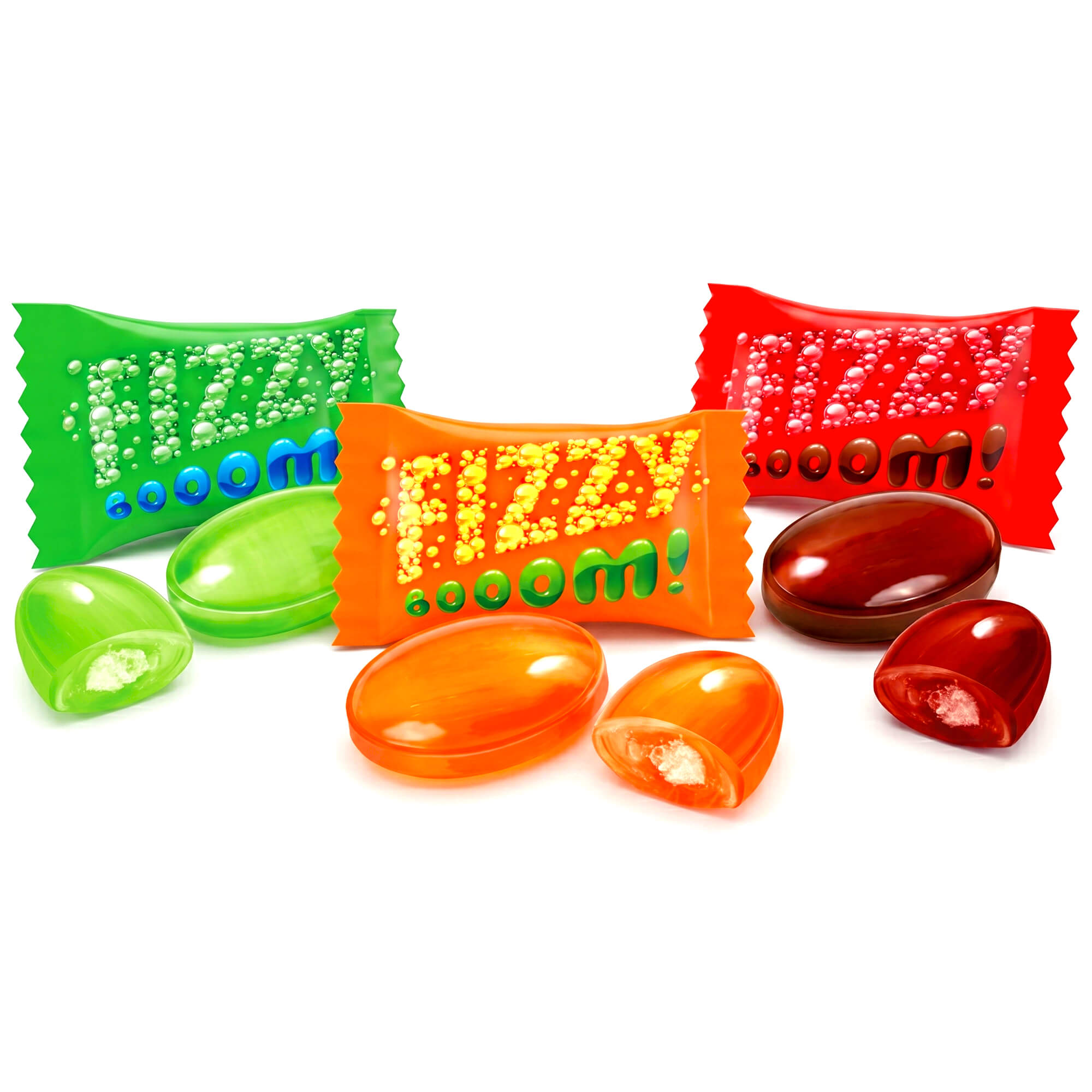 Roshen Fizzy Boom Brausebonbonmischung 1kg
