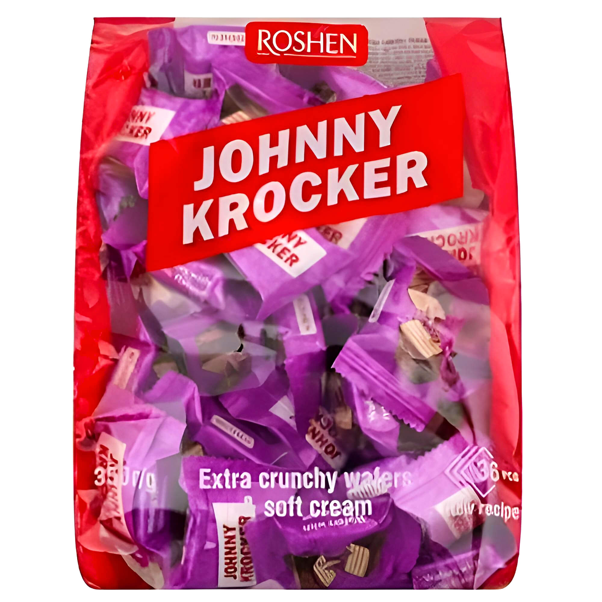 Roshen Waffelkonfekt "Johnny Krocker" mit Milchcremefüllung 350g