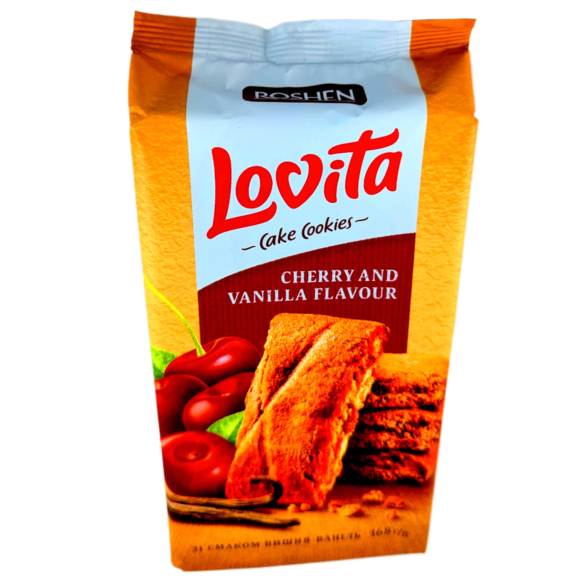 Roshen Lovita Kekse Kirsche & Vanille 168g
