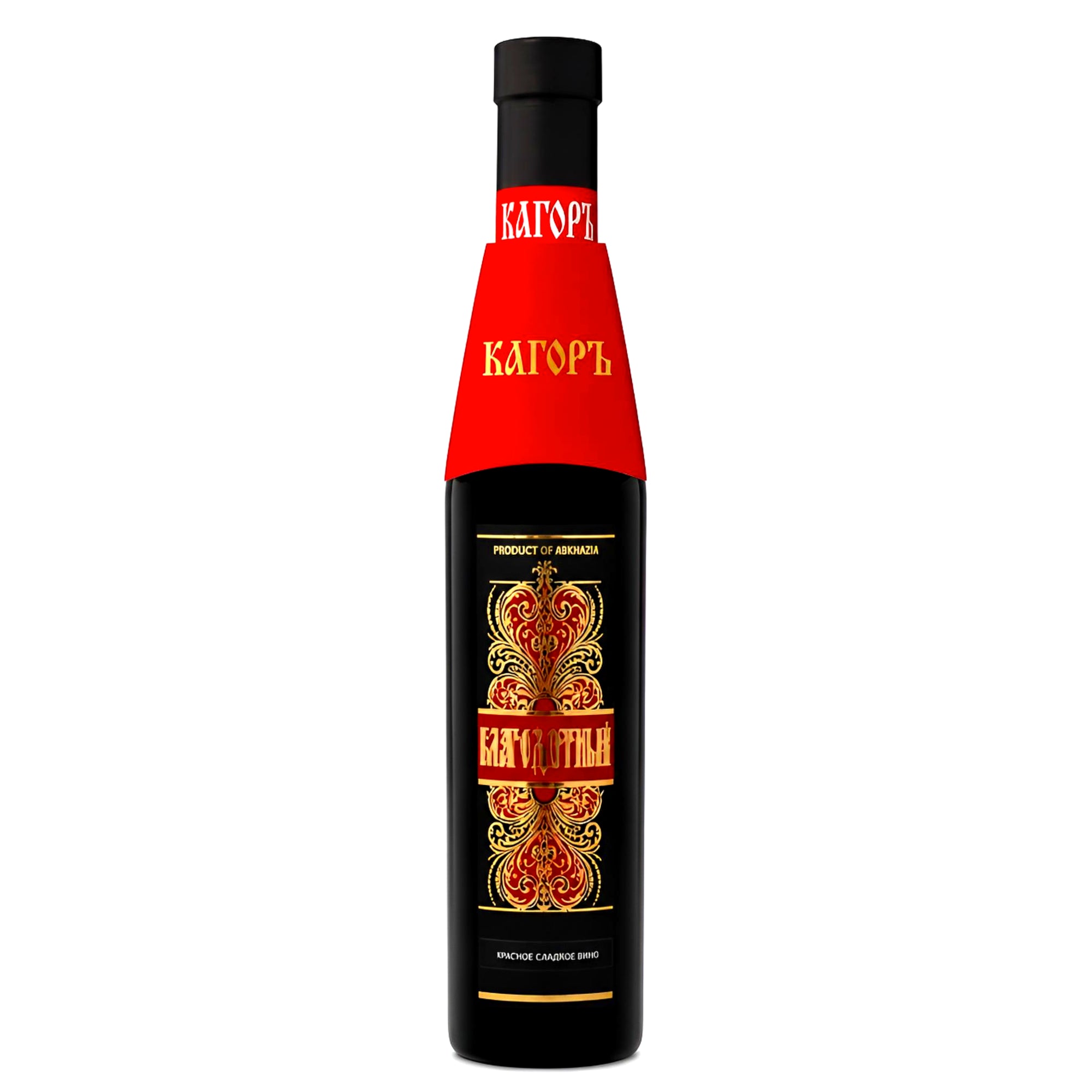Rotwein Kagor Blagodatnyj Black Label süß 16% vol. 0,5L Wein кагор