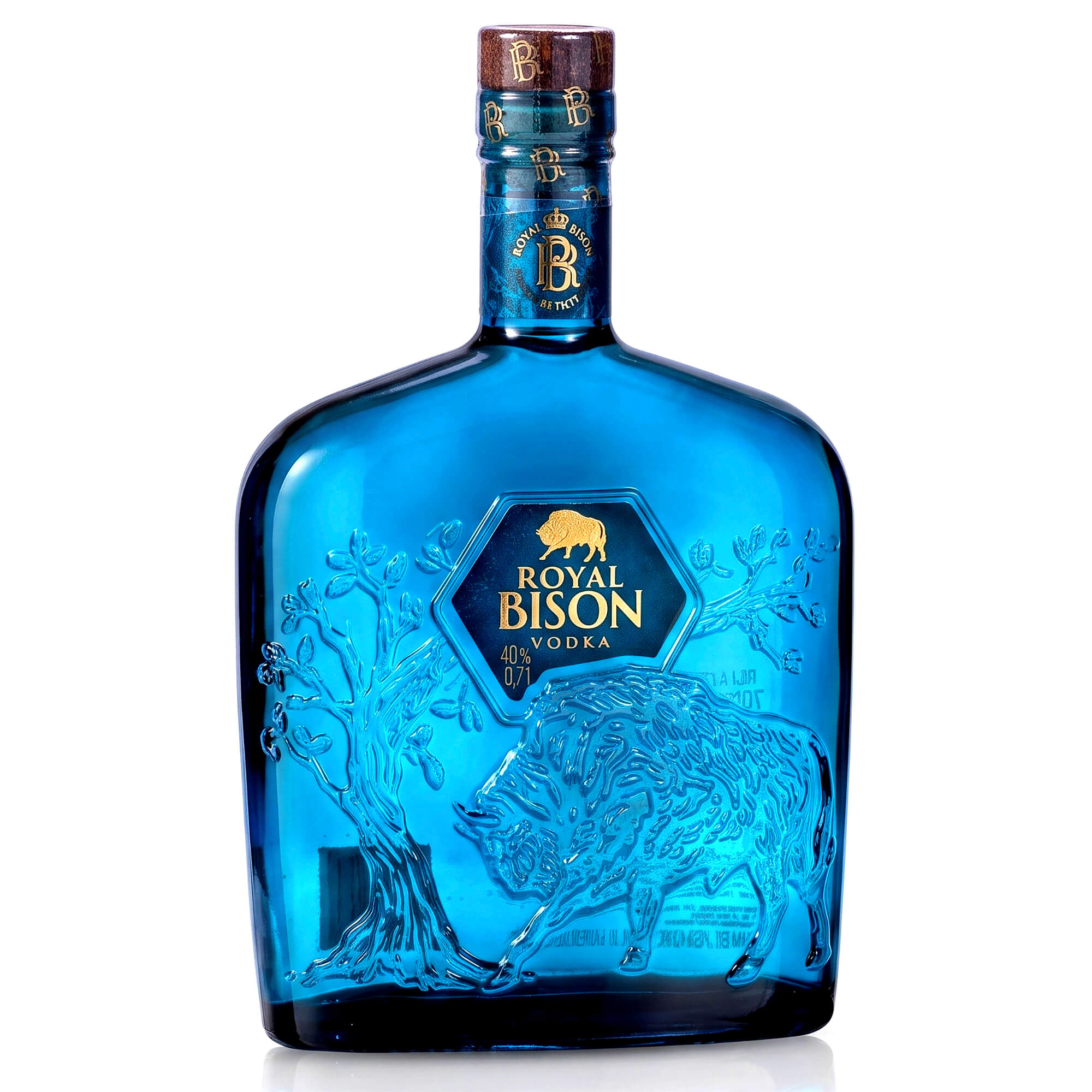 Royal Bison Supreme Vodka mit Geschenkbox 0,7L 40% vol.