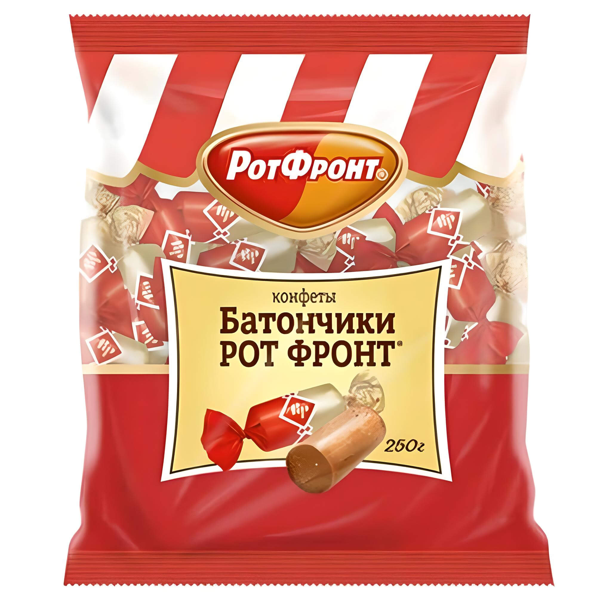 Russisches Konfekt Batonchiki Rot Front 250g