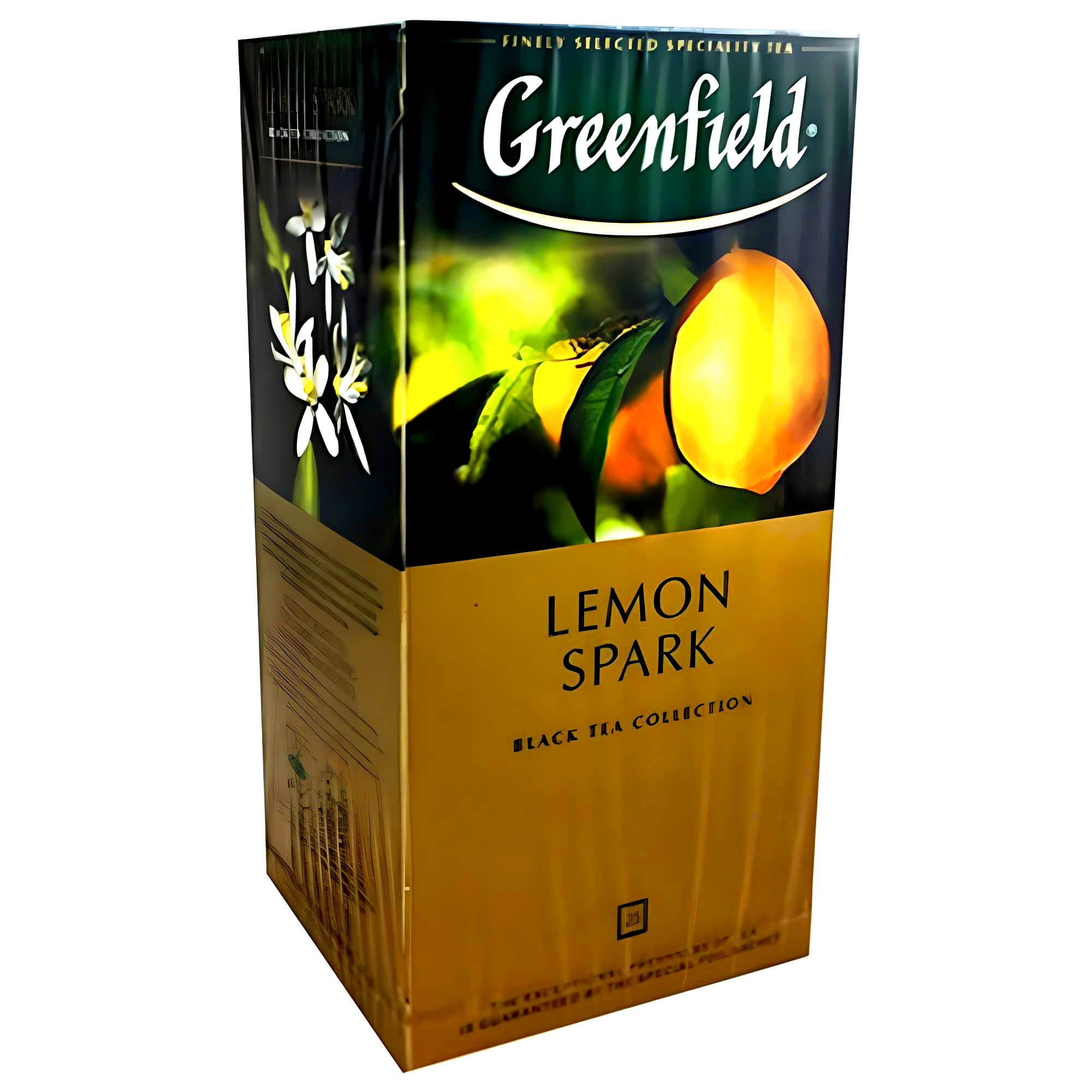 Greenfield Schwarztee Lemon Spark 25 Teebeutel 