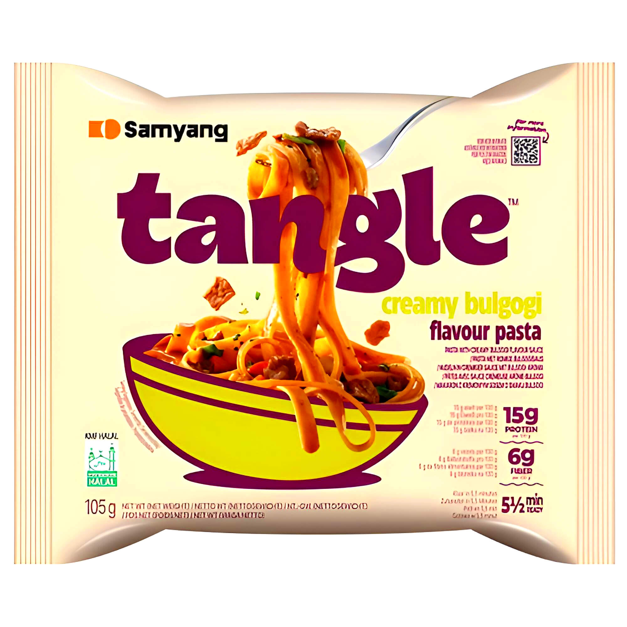 Samyang Tangle Instant Noodles mit cremiger Bulgogi Sauce 105g
