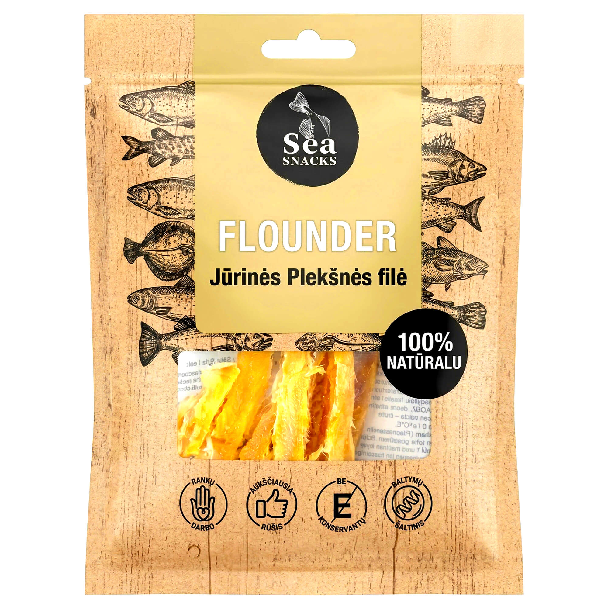 Sea Snacks Schollenfilet getrocknet & gesalzen 30g