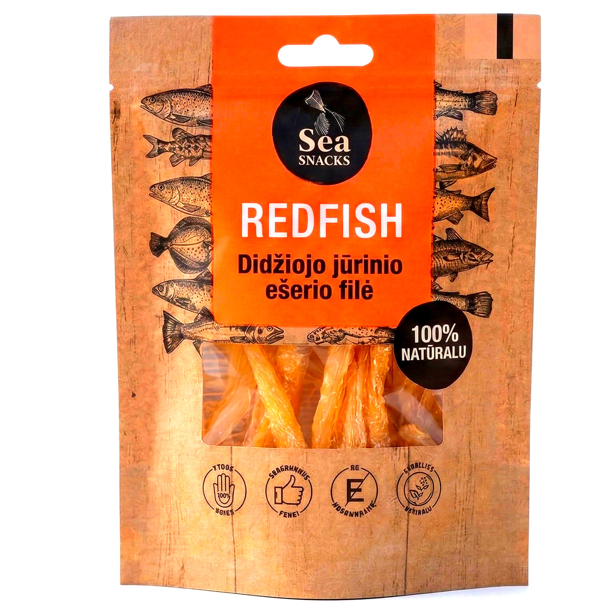 Sea Snacks Goldbarschfilet getrocknet & gesalzen 30g