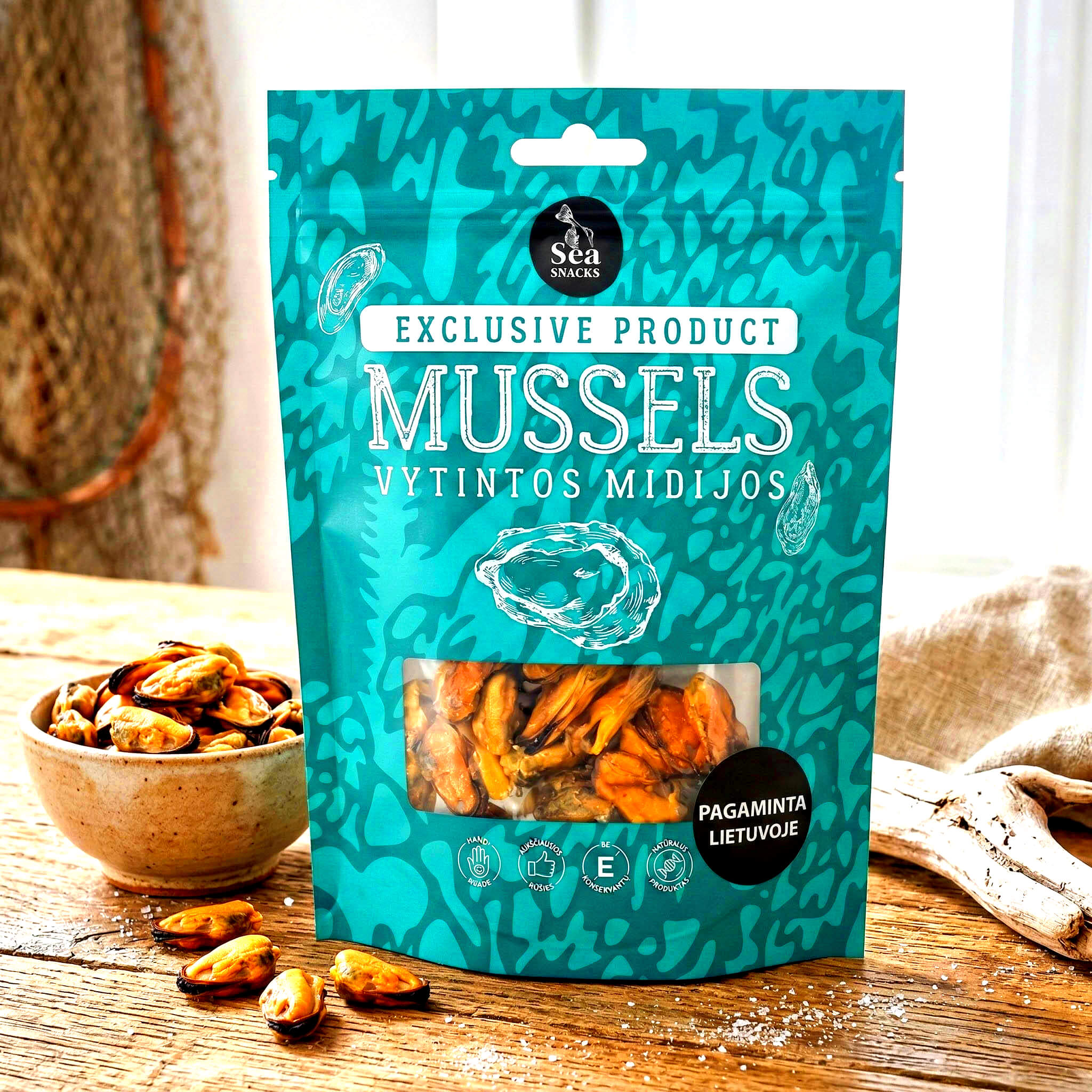 Sea Snacks Miesmuscheln getrocknet & gesalzen 30g