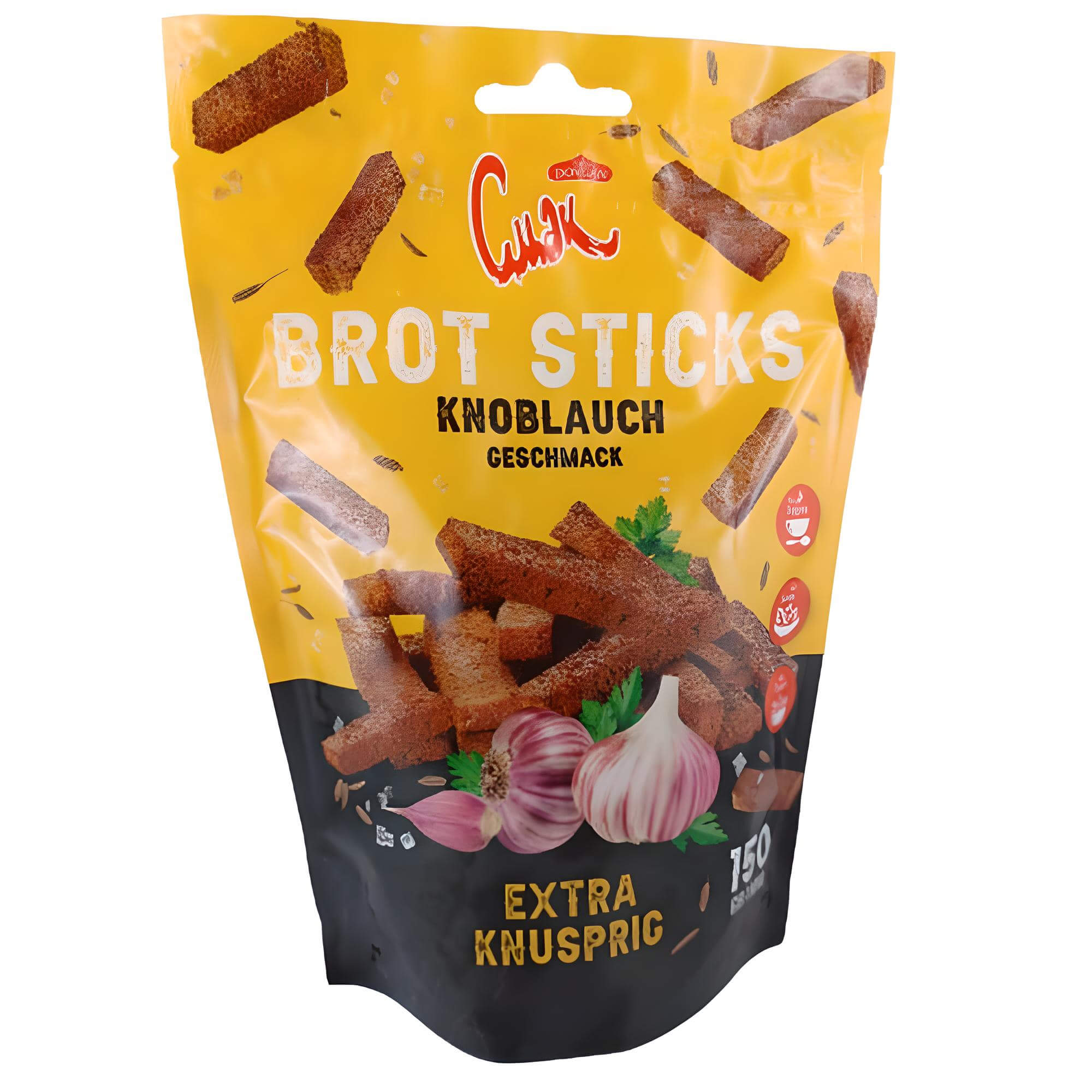 Dovgan Brot Sticks mit Knoblauchgeschmack 150g