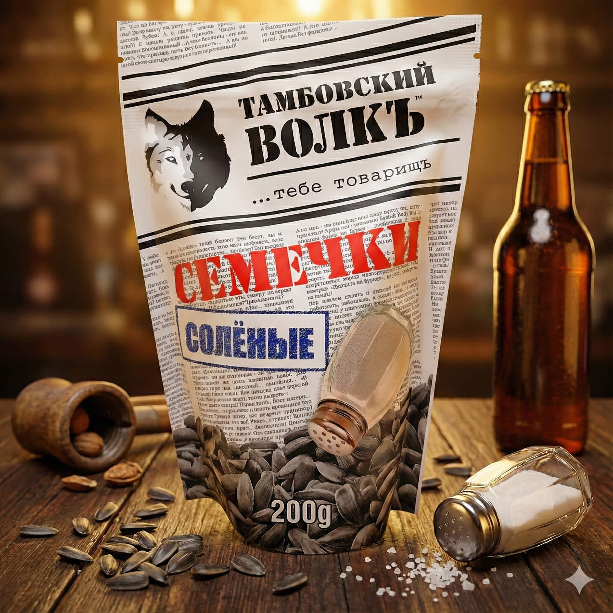 تامبوفيسكي فولك بذور دوار الشمس محمصة ومالحة 200 جرام