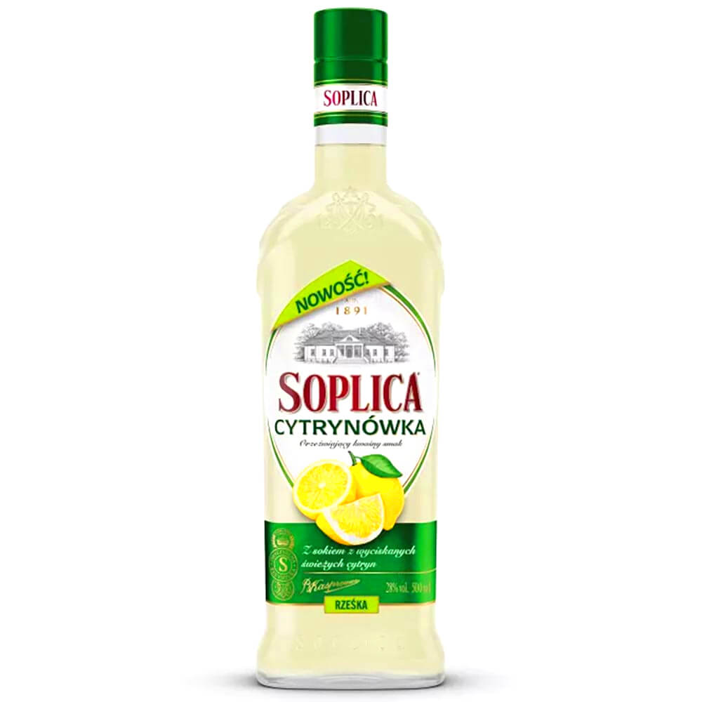 Soplica Cytrynowka Polnischer Likör Zitronenlikör 0,5L 28% Vol.