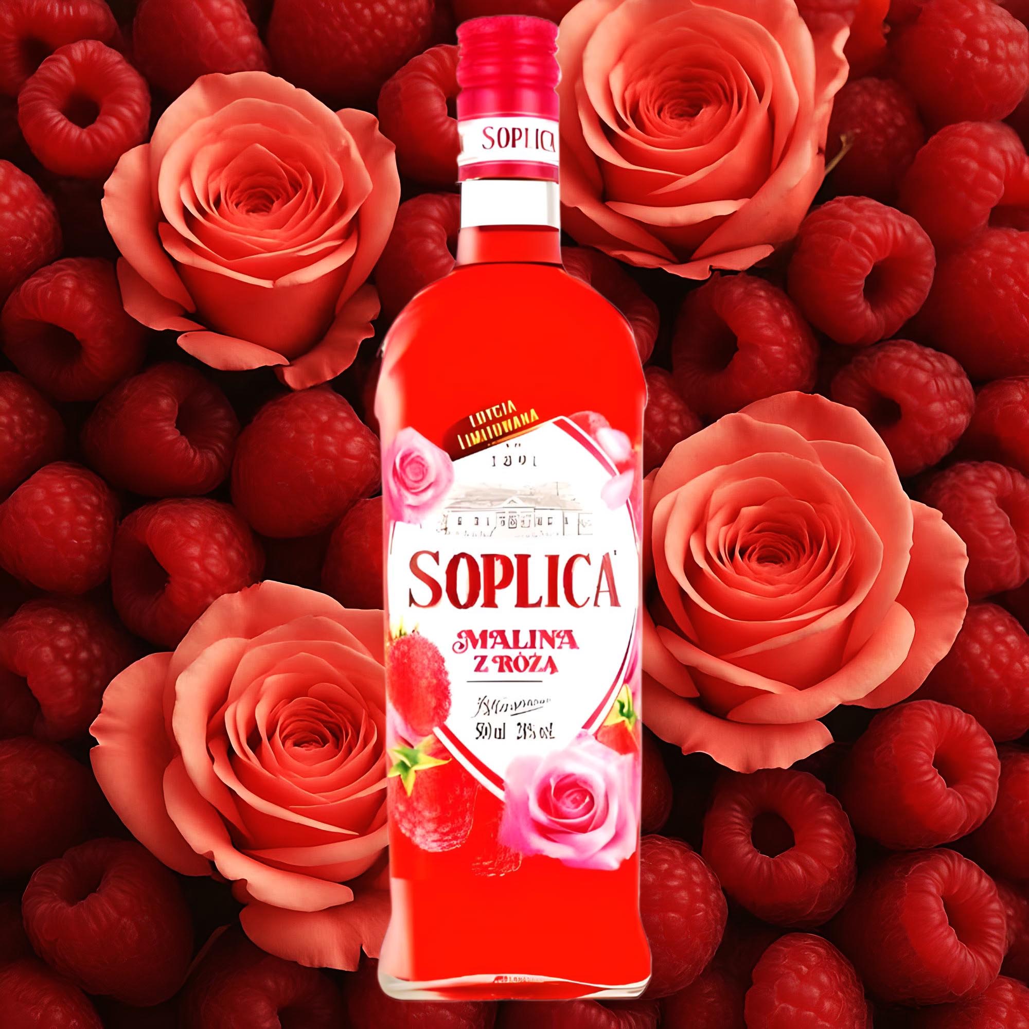 Soplica Likör Himbeere & Rose 0,5L 28% vol.