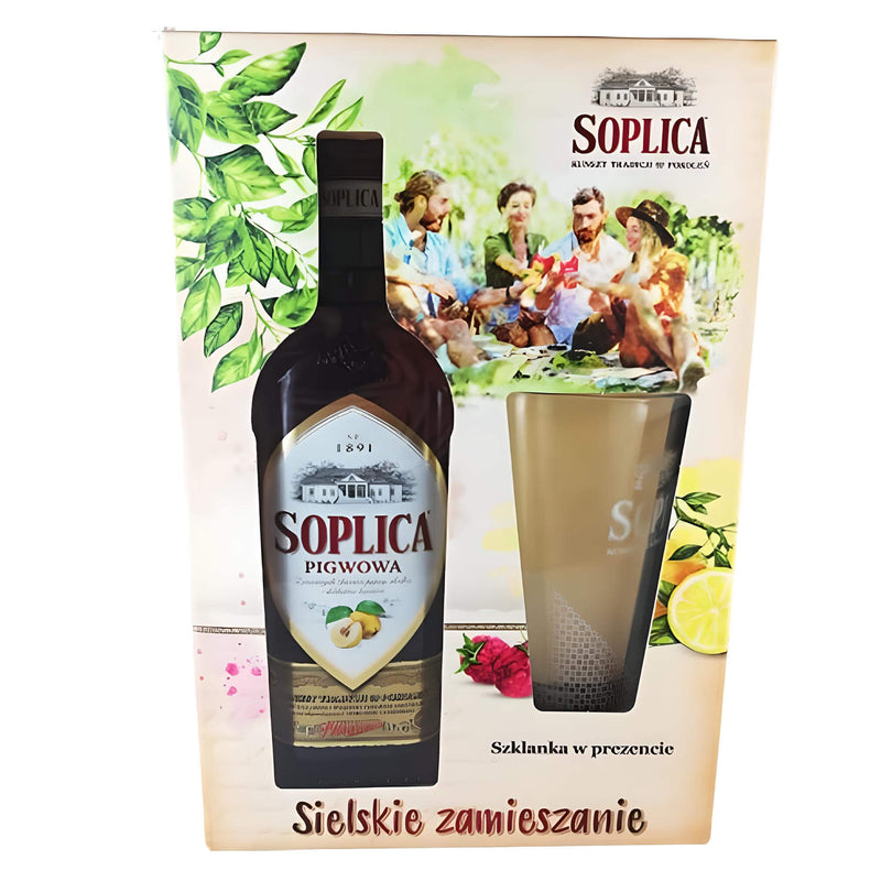 Soplica Pigwowa Polnischer Likör Quitte Geschenkset 0,5L 30% vol.