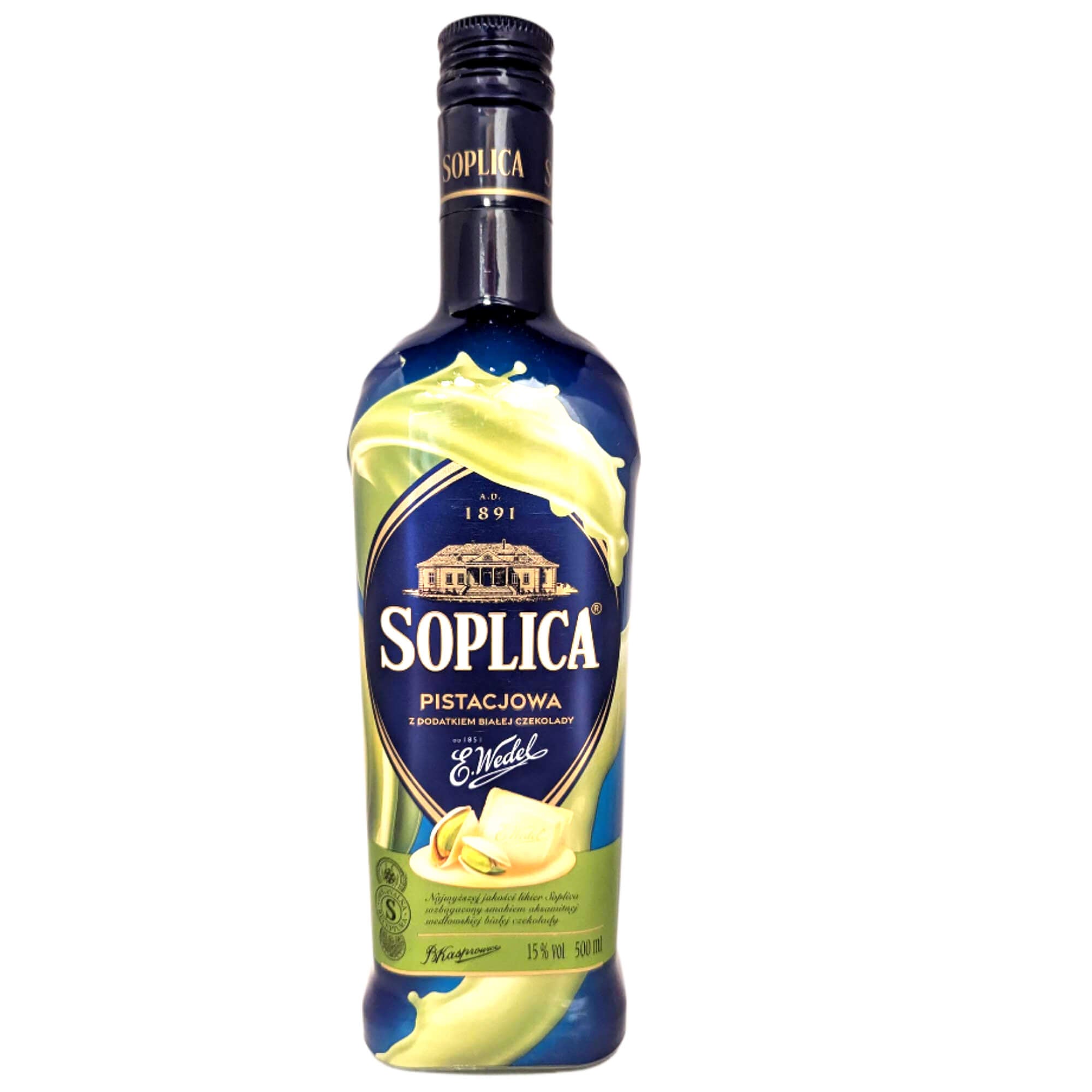 Soplica Wedel Weiße Schokolade & Pistazie 15% vol. 0,5L