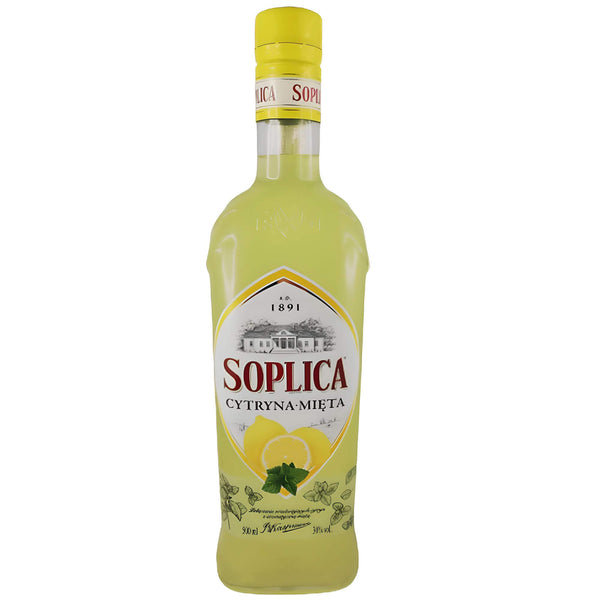 Soplica Polnischer Likör Zitrone mit Minze 0,5L 30% vol.