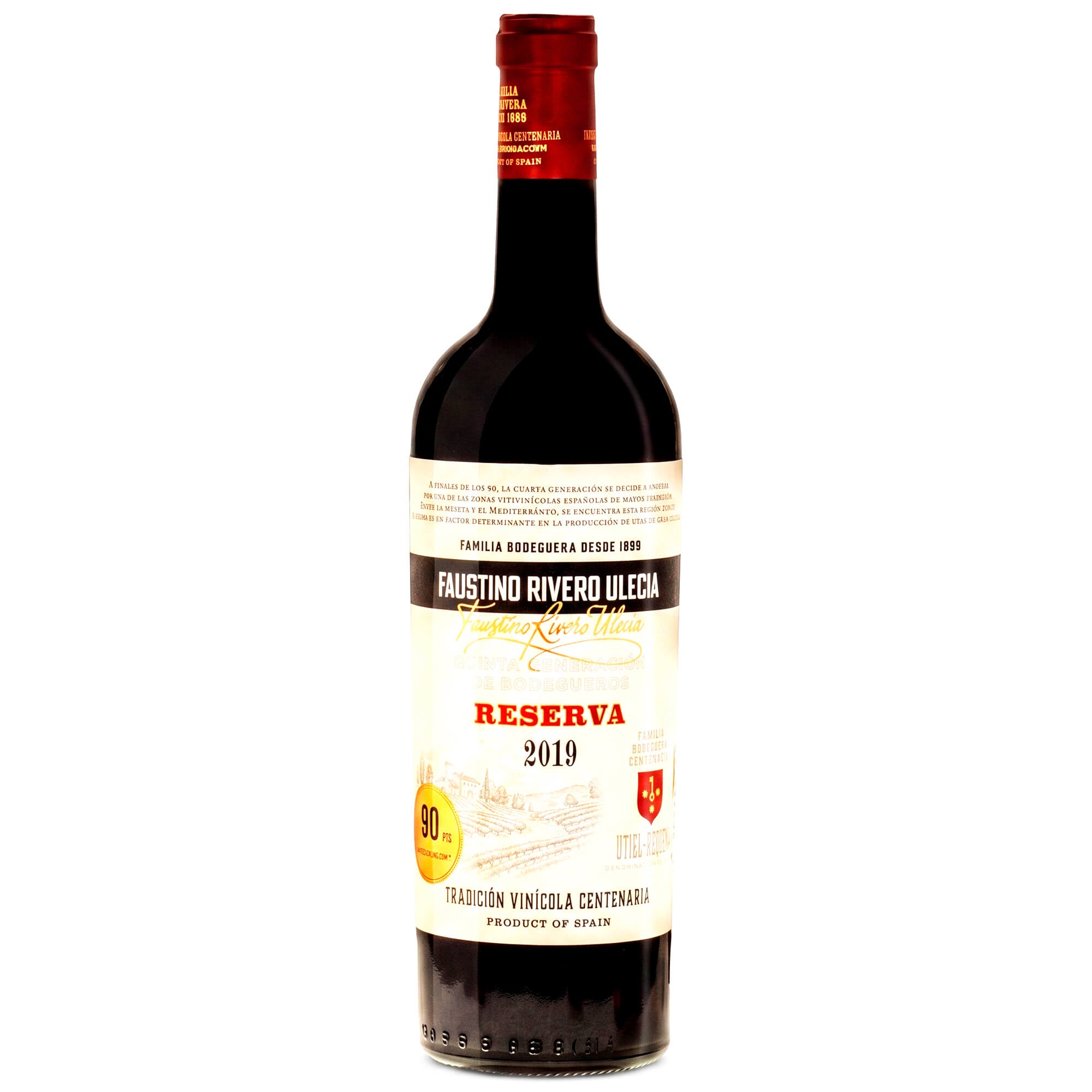 Rotwein "Faustino Rivero Ulecia" Reserva 2019 trocken 13% Vol. 0,75L