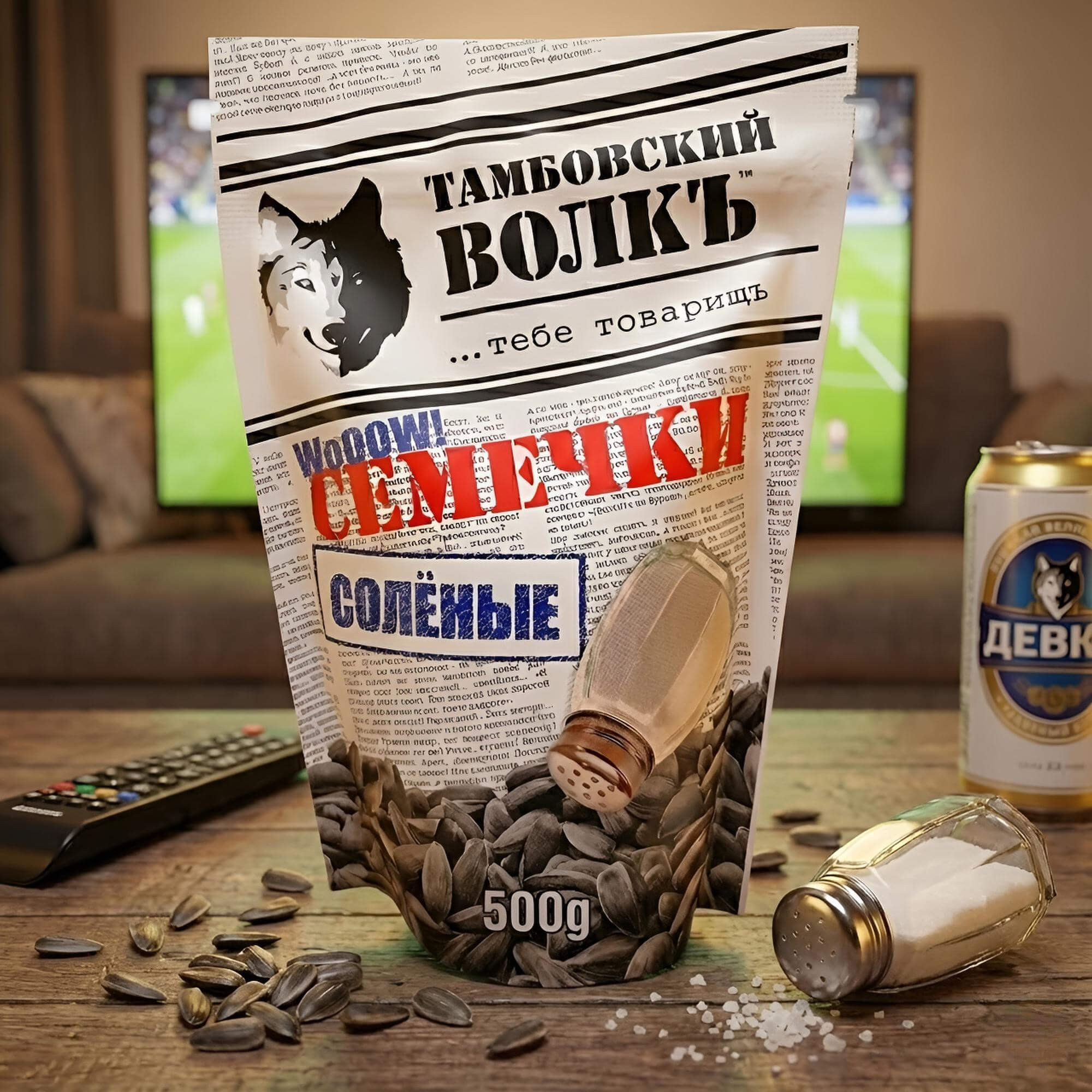 Tambovsky Volk Sonnenblumenkerne geröstet & gesalzen 500g