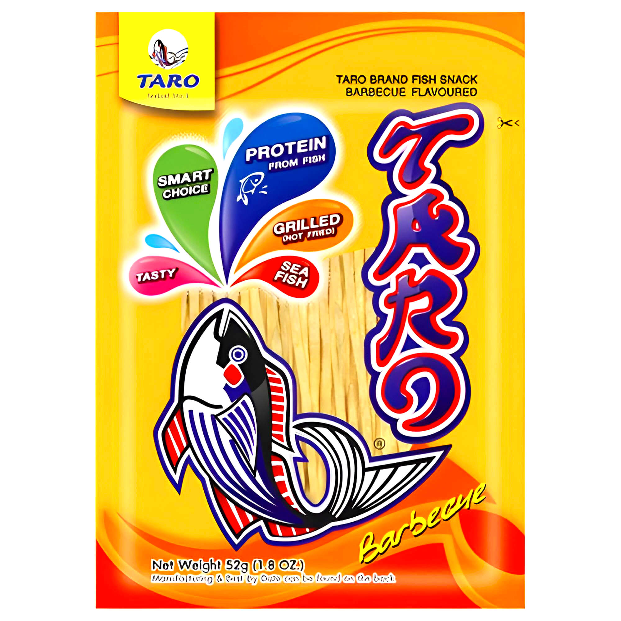 Taro Fisch Snack BBQ 52g
