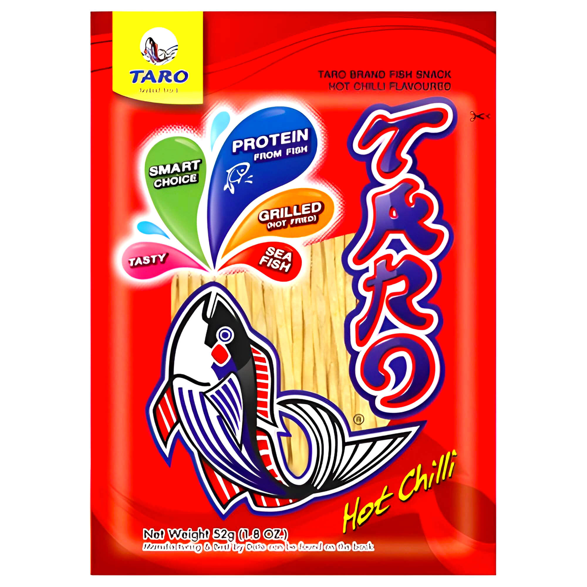 Taro Fisch Snack Chilli 52g