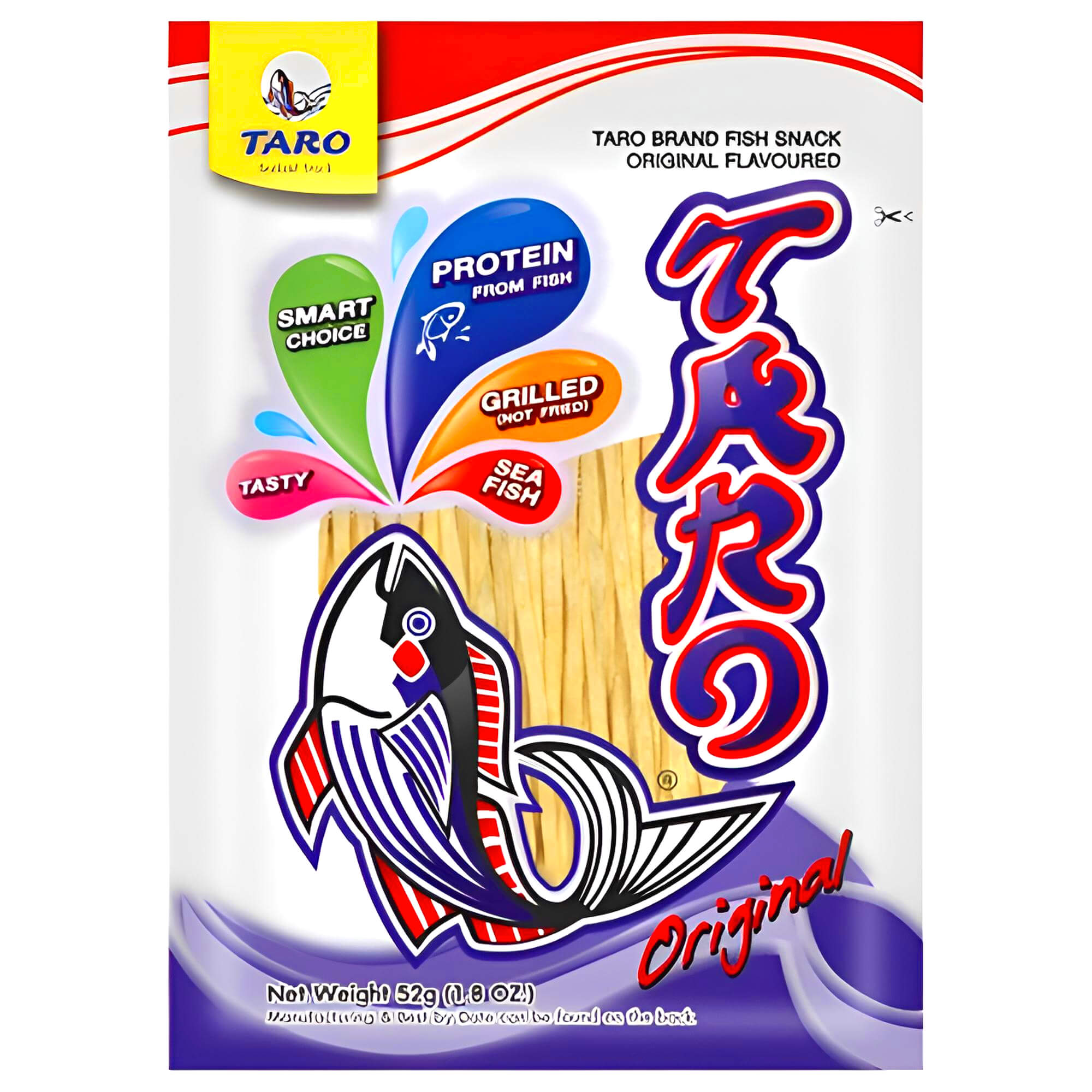 Taro Fisch Snack Original 52g