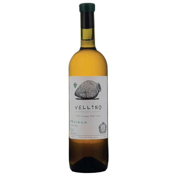 Веллино Мцване Грузинское оранжевое вино Квеври 2018 13% об. 0,75 л 