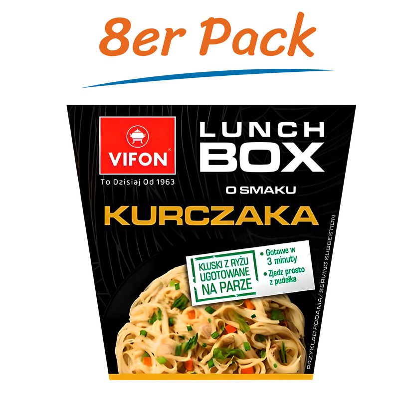 Vifon Lunch Box Kurczaka 8er Pack (8 x 85g)