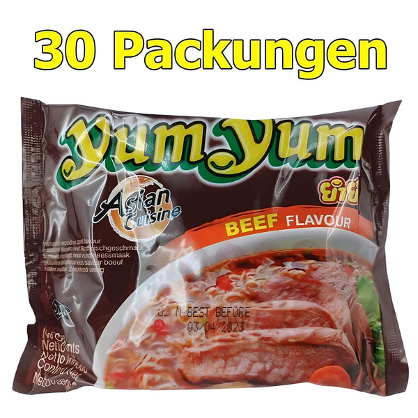 Yum Yum Instant Nudeln Beef 30er Pack (30 x 60g)