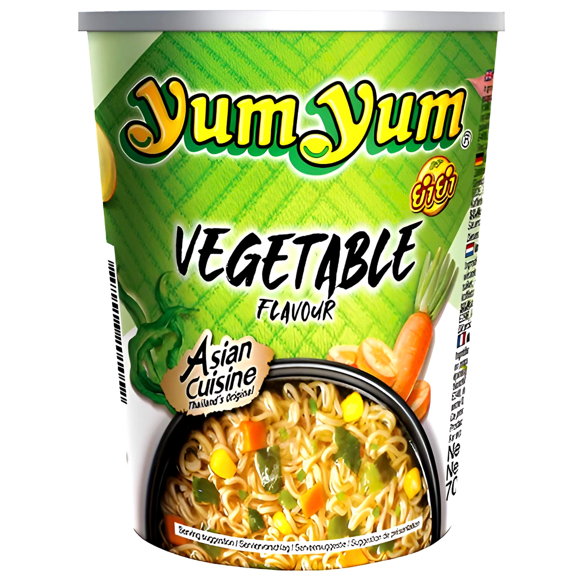 Yum Yum Cup Instant Noodles Vegetable 70g