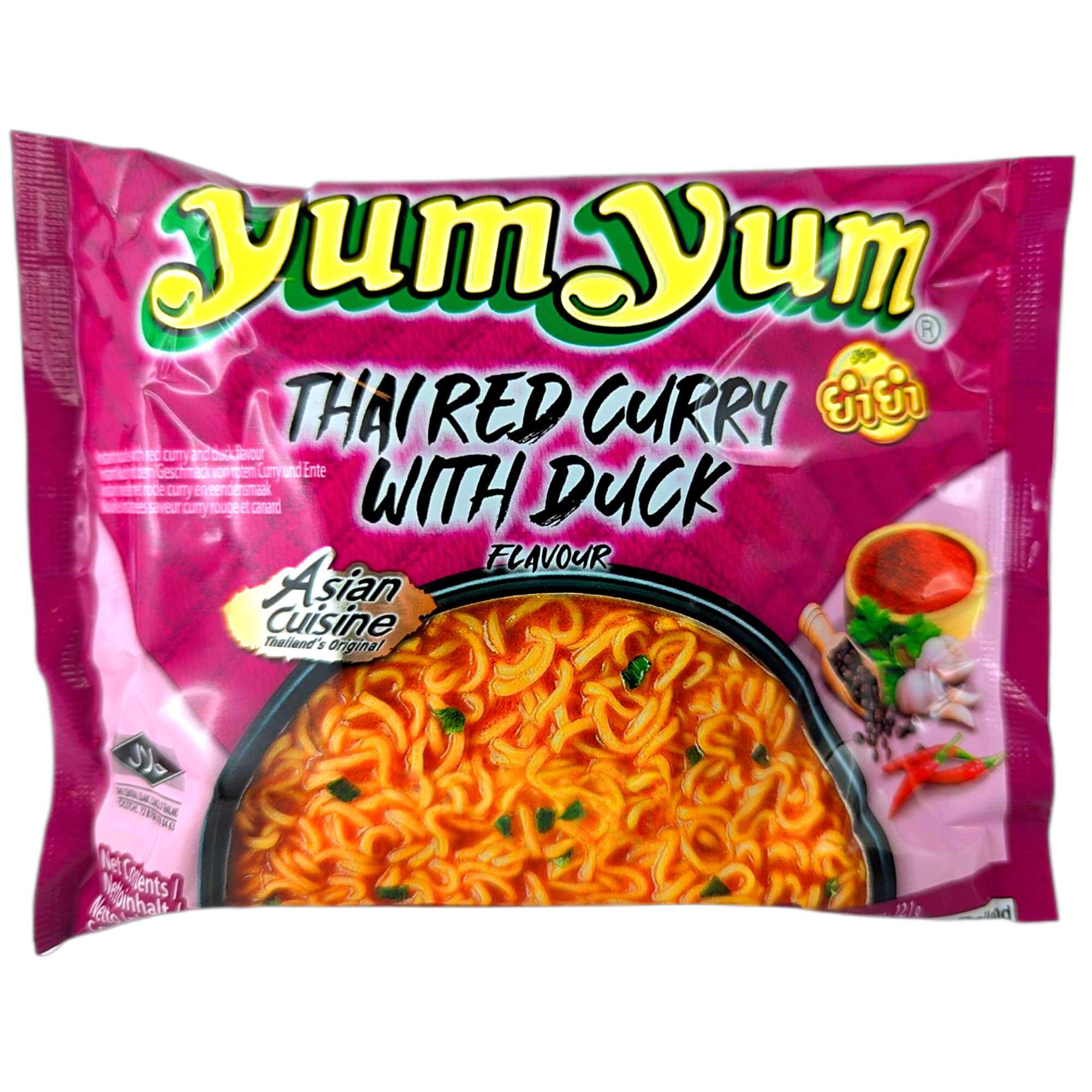 Yum Yum Instant Noodles Thai Red Curry With Duck 60g