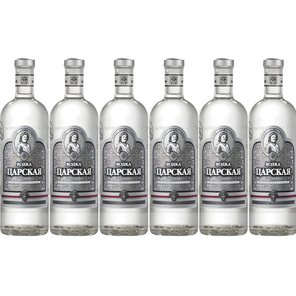 Vodka Ladoga Zarskaja Original 6er Sparset (6 x 1L)