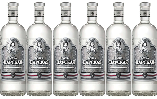 Vodka Ladoga Zarskaja Original 6er Sparset (6 x 0,7L)