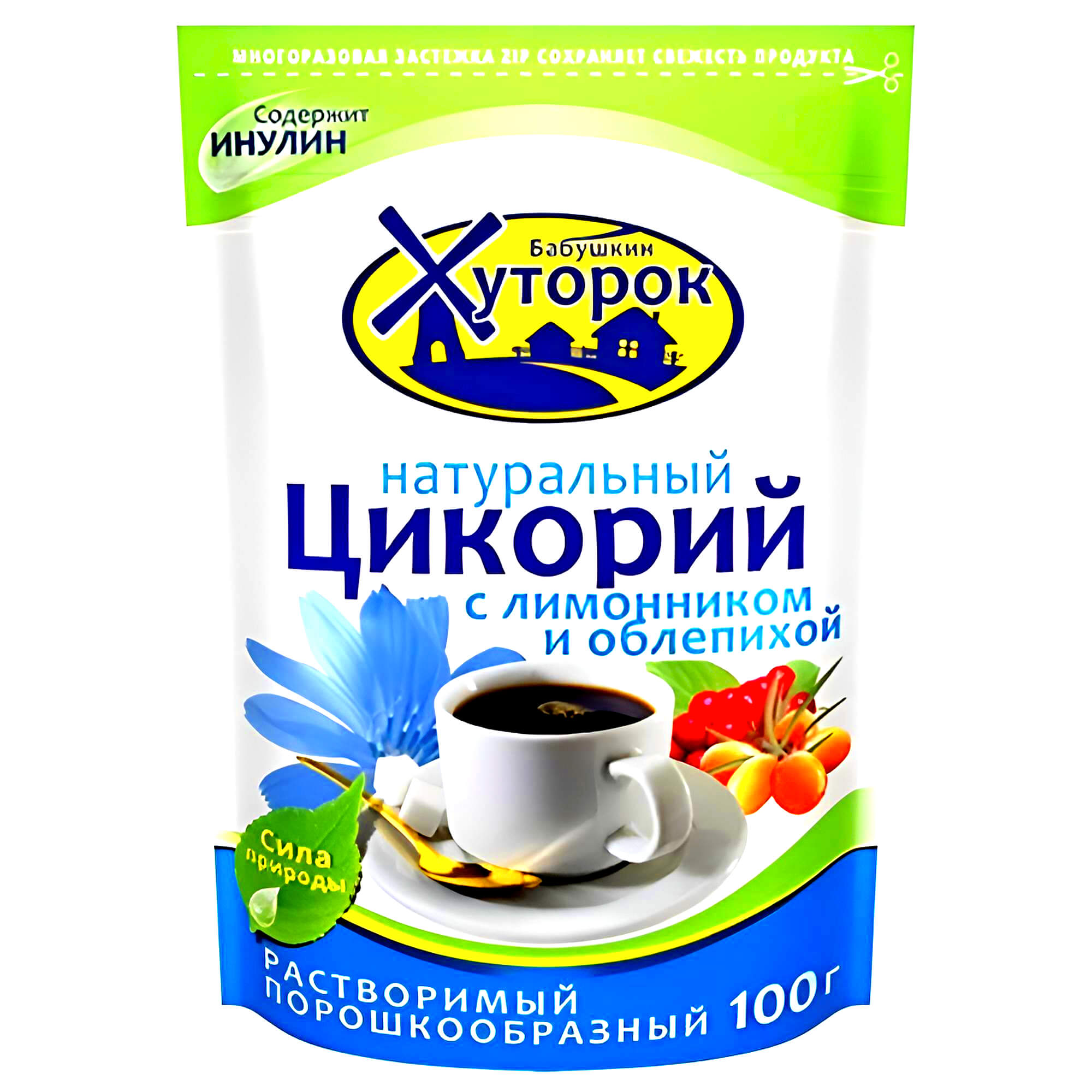 Zichorienkaffee Chinesisches Spaltkörbchen & Sanddorn löslich 100g