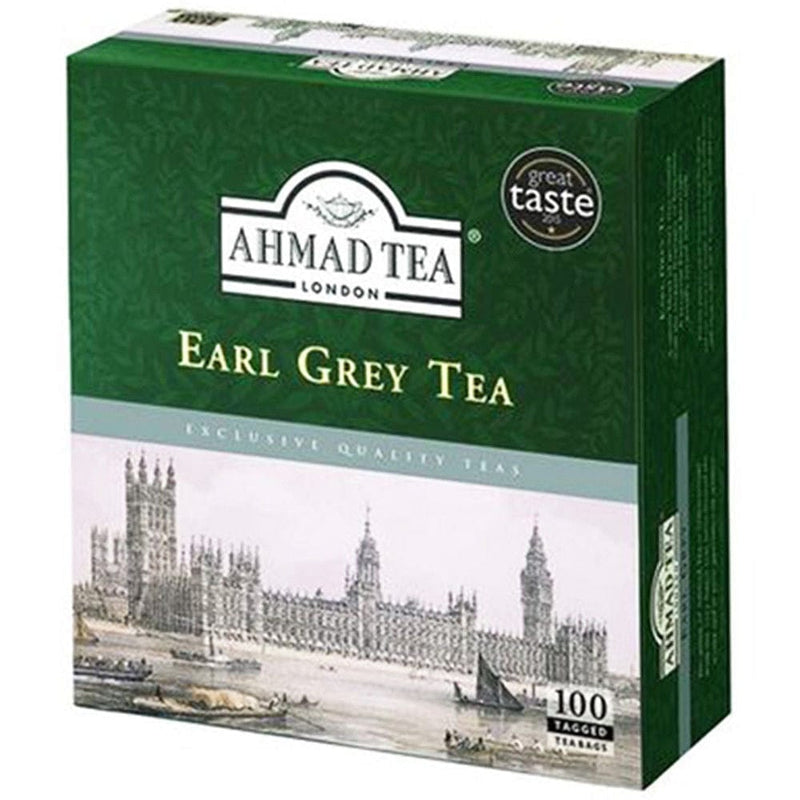 Ahmad Schwarzer Tee Earl Grey Tea 100 Teebeutel - McMarkt.de