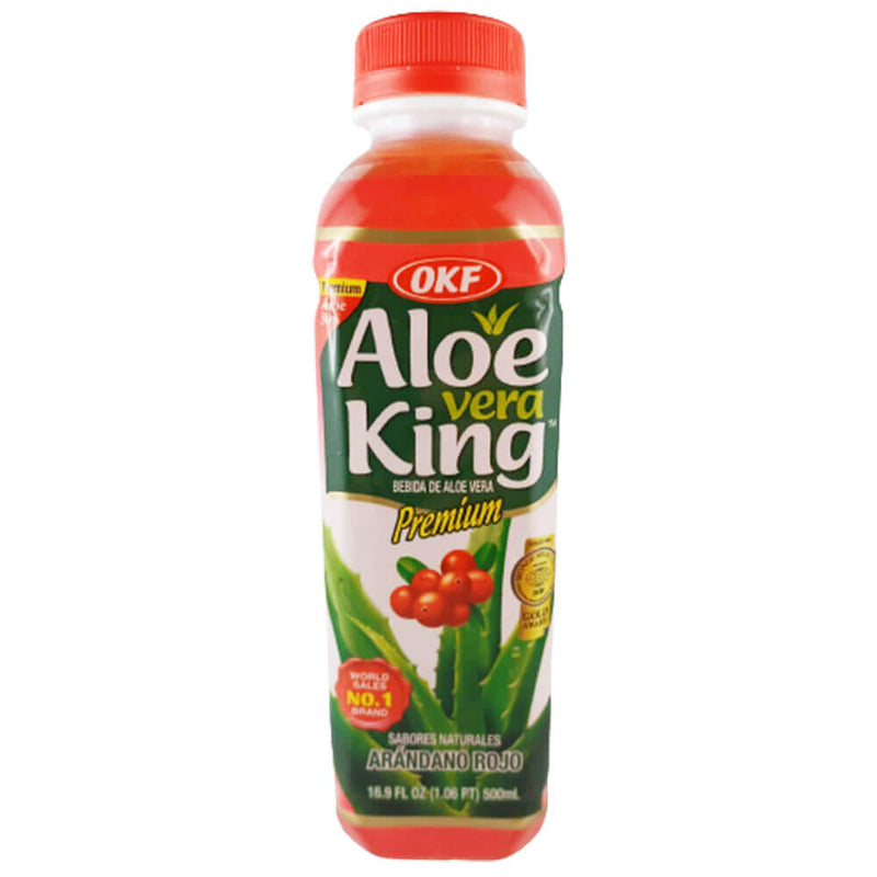 OKF Aloe Vera King Drink Cranberry 500 мл, включая одноразовый залог 0,25 евро