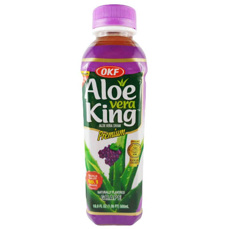 OKF Aloe Vera King Drink Grapes 500 мл, включая одноразовый залог в размере 0,25 евро