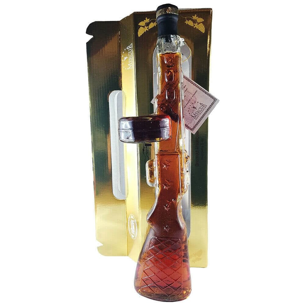 Armenischer Brandy Tommy Gun Geschenkset 0,5L 5 Jahre Reifezeit - McMarkt.de