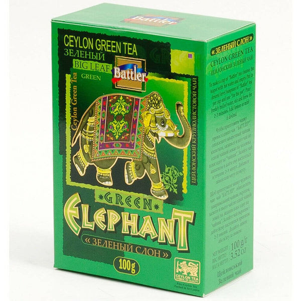 BATTLER Grüner Ceylon Tee Green Elephant lose 100g - McMarkt.de