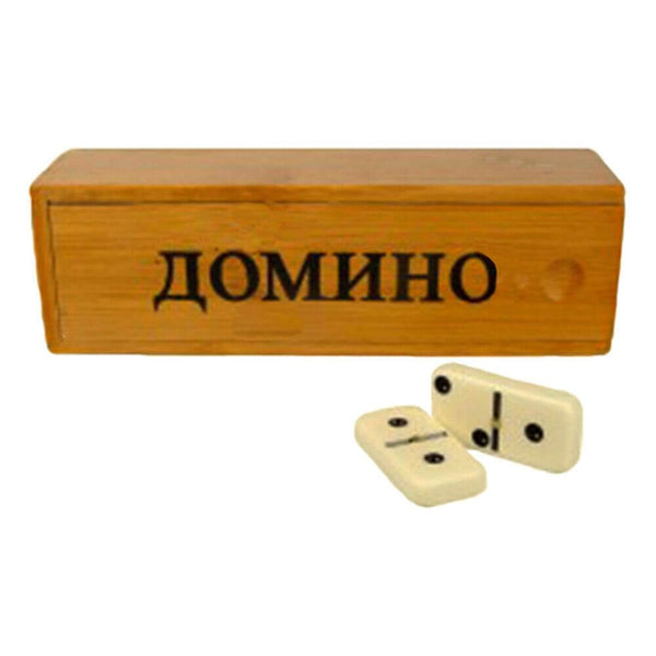 Domino Spiel in Holzbox - McMarkt.de