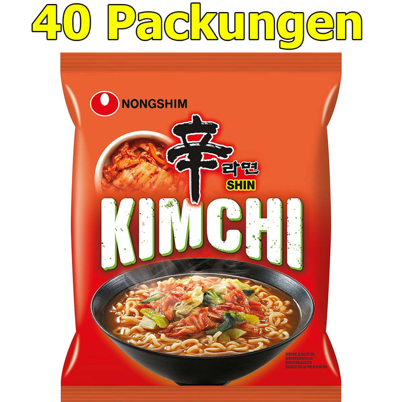 Nongshim Kimchi Instant Nudeln 40er Pack (40 x 120g)