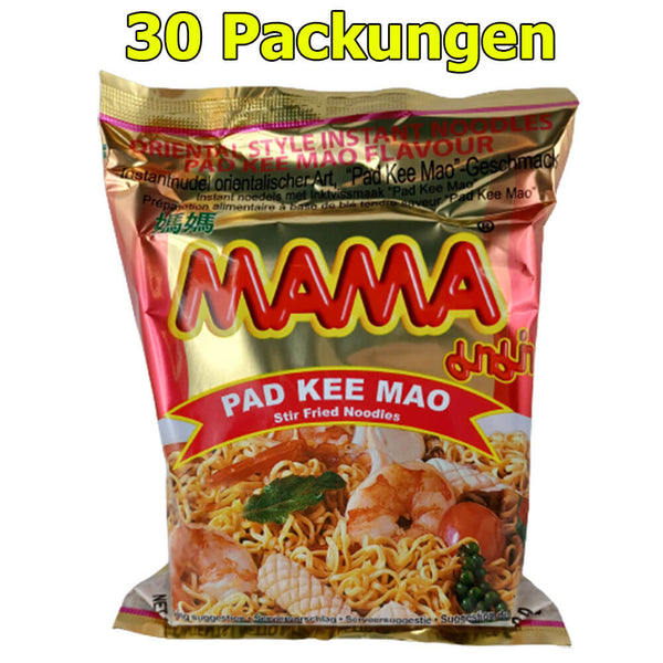 Mama Instant Nudeln Pad Kee Mao 30er Pack (30 x 60g)