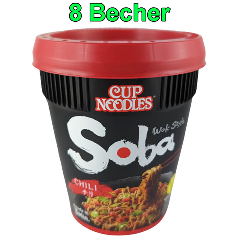 Nissin Instant Noodles Soba Wok Style Упаковка из 9 штук (9 x 109 г)