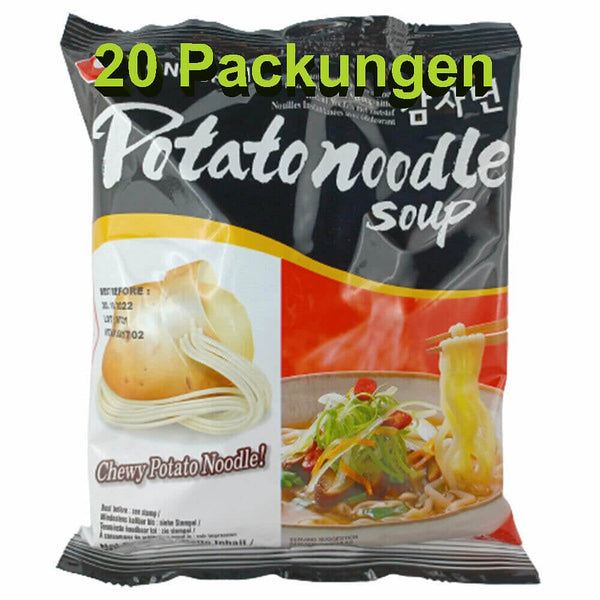 Nongshim Instant Nudeln Kartoffelsuppe 20er Pack (20 x 100g) - McMarkt.de