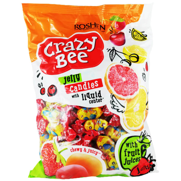 Желейный продукт Crazy Bee со вкусом фруктов 200г
