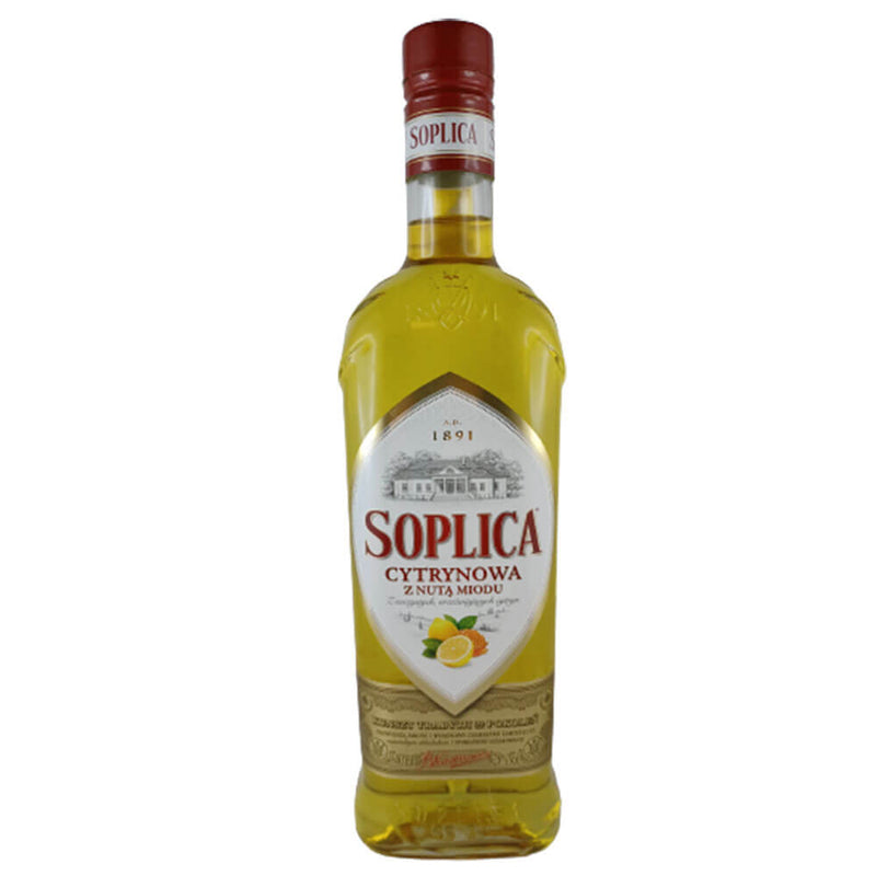 Soplica Cytrynowa Polnischer Likör Zitrone mit Honig 0,5L 28% Vol.