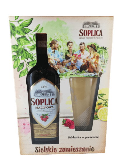 Soplica Malinowa Polnischer Likör Himbeere Geschenkset 30% vol. - McMarkt.de