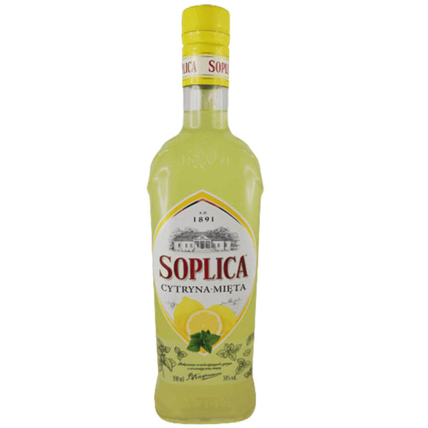 Ликер Soplica Польский Лимон с Мятой 0,5л 30% об.