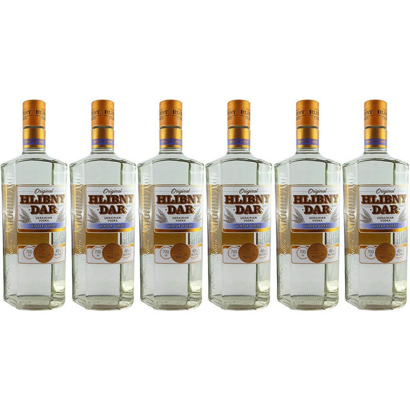 Vodka Hlibny Dar Winter Wheat 6er Sparset (6 x 0,7L)