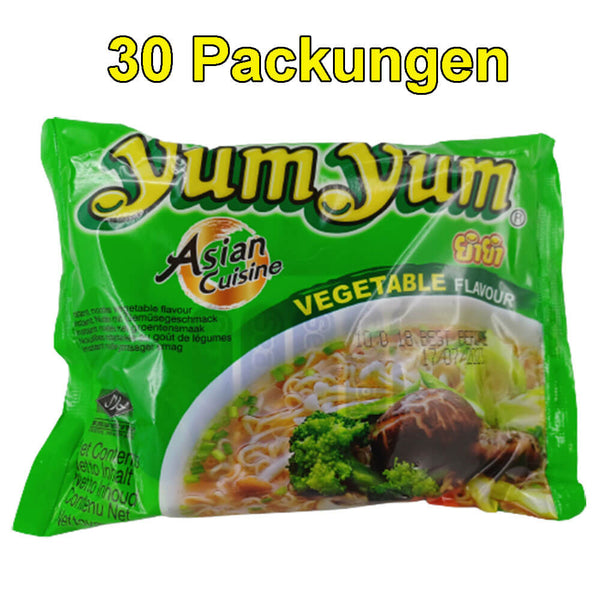 Yum Yum Instant Nudeln Vegetable 30er Pack (30 x 60g)